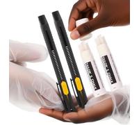 Lot de 2 marqueurs effaçables à la chaleur pour couture et matelassage - 2 stylos et 20 recharges, sans résidus, fonctionne sur coton et polyester