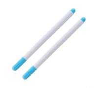 Lot de 2 marqueurs effaçables pour tissu - Encre soluble dans l'eau - 15 cm