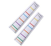 Lot de 2 marqueurs transparents pour violon 4/4 - Guide de position - Autocollant pour entraînement du violon
