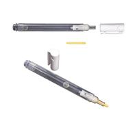 Lot de 2 marqueurs vides à pointe fine de 3 mm rechargeables en acrylique pour artiste, enseignant, étudiant