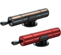 Lot De 2 Marteaux De Sécurité Pour Voiture - Marteau D'urgence 2 En 1 - Coupe-Ceinture - Marteau D'urgence Compact Et Portable - Br -Vitre Mécanique Pour Voiture - Noir Et Rouge[Auto5133653]