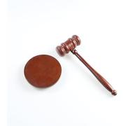Lot de 2 marteaux et blocs en bois de hêtre pour juge, vente aux enchères, loi et ordre, maillet de son, accessoire de bureau