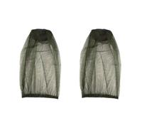 Lot de 2 masques anti-moustiques avec filet en maille - Protection durable contre les insectes pour les activités de plein air comme la pêche, la randonnée et le camping