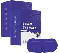 Lot de 2 masques chauffants pour les yeux, coussinets de compression chauds auto-chauffants, thérapie thermique douce pour la routine au lit et la méditation, spa à la maison, relaxation
