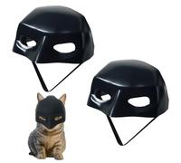 Lot de 2 masques de Batman pour chat - Costume de Batman - Masque de Batman pour chat - Costume de Batman - Costume pour chat - Costume pour animal de compagnie - Pour Halloween ou le plaisir