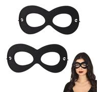 Lot de 2 masques de chauve-souris pour enfants, masques Catwoman pour costume, masques de chat d'Halloween, convient aux enfants et aux adultes, jeux de rôle