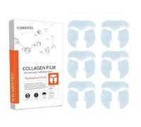 Lot de 2 masques de collagène solubles - Masque facial raffermissant et éclaircissant avec collagène hydrolysé - Réduit les rides pour les types de peau - Idéal pour la maison, les voyages et les
