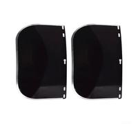 Lot de 2 masques de protection d'écran en PVC transparent anti-rayures pour soudage, polissage, travaux de bricolage et cosplay avec réduction avancée de l'éblouissement pour la plupart des casques de