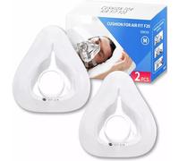 Lot de 2 masques de rechange (M) pour Airfit F20, joint fiable et ajustement plus doux, compatible avec le cadre d'origine, tuyau chauffant pour S10 S11, Airsense S10 S11, resmeds10 resmeds11, Zub de