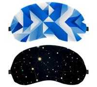 Lot de 2 masques de sommeil Gemini Constellation, masque de sommeil bloquant la lumière pour homme et femme, masque respirant pour les yeux
