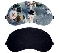 Lot de 2 masques de sommeil, masque de sommeil complètement bloquant la lumière pour les yeux pour dormeur latéral, bandeau pour les yeux nocturne zéro pression oculaire, équation chimique dessinée à
