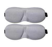 Lot de 2 masques de sommeil, masques pour les yeux, masques de sommeil en soie ultra doux pour la peau avec sangle réglable pour hommes, femmes et enfants, cadeau de Saint-Valentin, sommeil de nuit,
