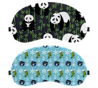 Lot de 2 masques de sommeil, masques pour les yeux pour hommes et femmes, bonnets bas sans pression, masque de nuit respirant, blocage de la lumière