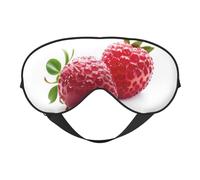 Lot de 2 masques doux pour les yeux avec sangle réglable en tissu respirant pour la maison, les voyages, le camping et plus encore