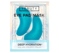 Lot de 2 masques hydratants pour les yeux YEAUTY, À l'aloe vera, à l'acide hyaluronique et à la vitamine E, Contre les peaux sèches et gercées, Pour une zone des yeux parfaitement hydratée