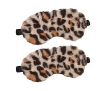 Lot de 2 masques pour les yeux en peluche - Masque de sommeil - Masque de sommeil - Masque de sommeil - Masque de sommeil - Masque de sommeil - Masque de sommeil - Masque de sommeil - Masque de