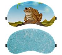 Lot de 2 masques pour les yeux pour dormir sur le côté, bleu mural est un beau masque de sommeil, masque de sommeil doux pour les yeux, couverture douce pour les yeux, pour les voyages, la sieste