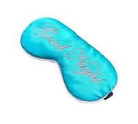 Lot de 2 masques sommeil en soie avec sangles réglables for dormir, soulager les yeux gonflés, voyages et faire une bonne sieste Pour Dormir, Les Siestes(Blue2)