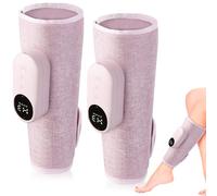 Lot de 2 masseurs de jambes : appareil de massage sans fil pour mollet, appareil de massage des jambes aériennes pour la circulation sanguine et soulager la douleur, appareils de massage avec 3