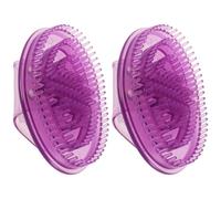 Lot de 2 masseurs de ventre, brosses de massage manuelles en silicone Meridian pour pieds, jambes, mains, cou, muscles, bras, masseurs portatifs pour soulager la fatigue musculaire