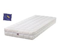 Matelas avec Latex Naturel 80 Kg/m3 DEHOUSSABLE - 21 cm - Souple + 2 Protèges Matelas OFFERTS Natural (2x100x200)