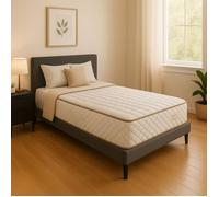 Lot de 2 Matelas 100x200 cm Ferme avec 2 Protège-Matelas et 2 Oreillers - MATELAS DOUCE NUIT