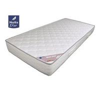 Lot de 2 Matelas 100x200 Hauteur 18 Cm Mousse Haute Résilence HR 30 Kg/m3 - Très Ferme + 2 Protèges Matelas + 2 Oreillers à Mémoire de Forme OFFERTS Rêve Doux 100 200 Nuits d'Or G