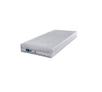 Lot de 2 Matelas 23 cm 90x200 Très Ferme Mémoire de Forme + Poli Lattex - Dèhoussable 4 Côtés Lavable 30 ° + 2 Protèges Matelas OFFERTS 90 200 King