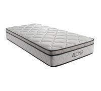 Lot de 2 Matelas 70x190 Alona a Ressorts Memoire de Forme 80 Kg-m3 - Hauteur -- 25,5 cm - Accueil Moelleux - Soutien Ferme