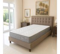 Lot de 2 Matelas 70x190 Mousse Haute Résilience HR 35 Kg/m3 - Hauteur 24 CM - Soutien Très Ferme 70 190 Moonlight