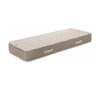 Lot De 2 Matelas 70x190 X 23 Cm Avec Latex Naturel Densité 80 Kg/M3 - Tissu 100% Coton - Compatible Sommiers Articulés - Soutien Ferme