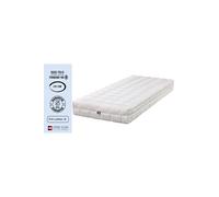Lot de 2 Matelas 80x190 x 19 cm Très Ferme - Spécial Sommier électrique - Déhoussable Housse Lavable - Noyau Poli Lattex HR Dernière Génération - antibactérien - anti-acariens Blanc