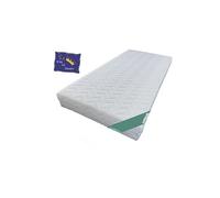 Lot de 2 Matelas 80x200 pour Sommier Articulé - Déhoussable Mousse Poli Lattex Indéformable - 19 cm - Soutien Ferme Housse Lavable à 30° + 2 Protèges