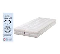 Lot de 2 Matelas 80x200 x 19 cm Ferme - Spécial Sommier électrique - Déhoussable Housse Lavable - Noyau Poli Lattex HR Dernière Génération - antibactérien - anti-acariens G