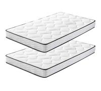 Lot de 2 Matelas 90x200 cm - Frixovel Matelas Memoire de Forme - Luxe Matelas Ergonomique - Épaisseur epaisseur 15 cm