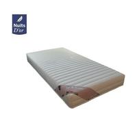 Lot de 2 Matelas 90x200 pour Sommier Articulé - Déhoussable Mousse Poli Lattex Indéformable - 19 cm - Soutien Très Ferme Housse Lavable à 30° Relax King 2 x 90 x 200