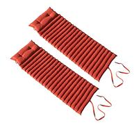 Lot De 2 Matelas Bain De Soleil 180cm Terracotta - 2X SORMIOU TERRACOTTA