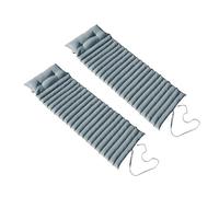 Lot de 2 matelas bain de soleil SORMIOU Olive Polyester 180x60CM