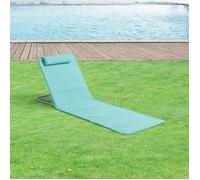 Lot de 2 Matelas de Plage Donostia Dossier Inclinable Turquoise