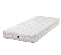 Lot De 2 Matelas Face Été Latex Naturel 80 Kg/M3 Face Hiver Mémoire De Forme 60 Kg/M3 90x200 X 21 Cm Ferme - Spécial Sommier Electrique - Déhoussable Housse Lavable - 7 Zones De Confort Blanc