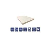 lot de 2 Matelas Ferme avec Latex Naturel Pour Canapé Lit 80x200 x 10 cm - 5 zones de Confort - Noyau Poli Lattex HR Dernière Génération - Très