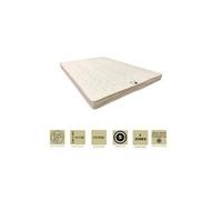 Lot de 2 matelas ferme mémoire de forme 60 kg/m3 pour canapé lit 70x190 x 14 cm - 5 zones de confort - ame poli lattex haute résilience hd - hypoalle