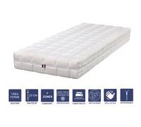 Lot de 2 Matelas Face de Contact Mémoire de Forme + 2 Alèses 70x190 x 23 cm Très Ferme + 2 Oreillers Visco - Spécial Sommier Electrique - Déhoussable Housse Lavable - 7 Zones de Confort