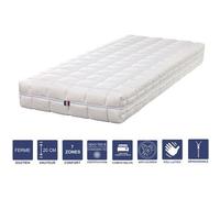 Lot de 2 Matelas 80x190 x 20 cm Ferme - Spécial Sommier Electrique - Déhoussable Housse Lavable - 7 Zones de Confort - Très Respirant