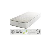 Lot de 2 Matelas Super 90x190 x 23 cm - Ferme - Face Hiver Pure Laine Merinos - Noyau Poli Lattex HR Dernière Génération - Très Respirant