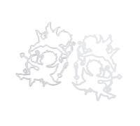 Lot De 2 Matrices De Découpe En Métal Cupidon Faites À La Main En Acier Au Carbone Pour La Fabrication De Cartes Kit De Pochoirs De Gaufrage Pour La Saint-valentin