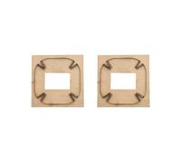 Lot de 2 matrices de découpe en métal pour cuir