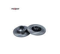 MaXgear Disque de frein 19-1046 – essieu arrière plein – Lot de 2 pour Renault Nissan