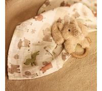 Lot de 2 maxi-langes en gaze de coton Barn Buddies (115 x 115 cm)