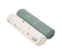 Lot de 2 maxi langes en mousseline